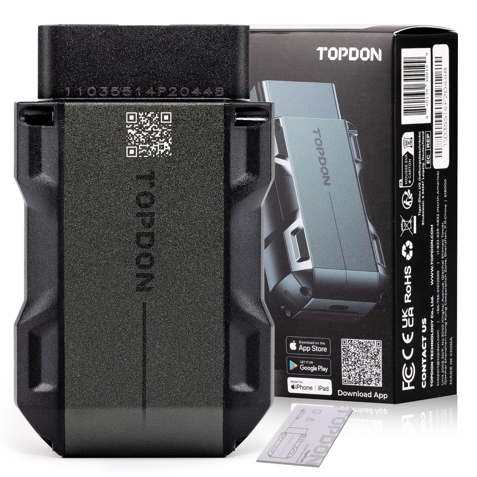 Escáner TOPDON TopScan Pro - Diagnóstico OBD2 Bidireccional Bluetooth - TopDon