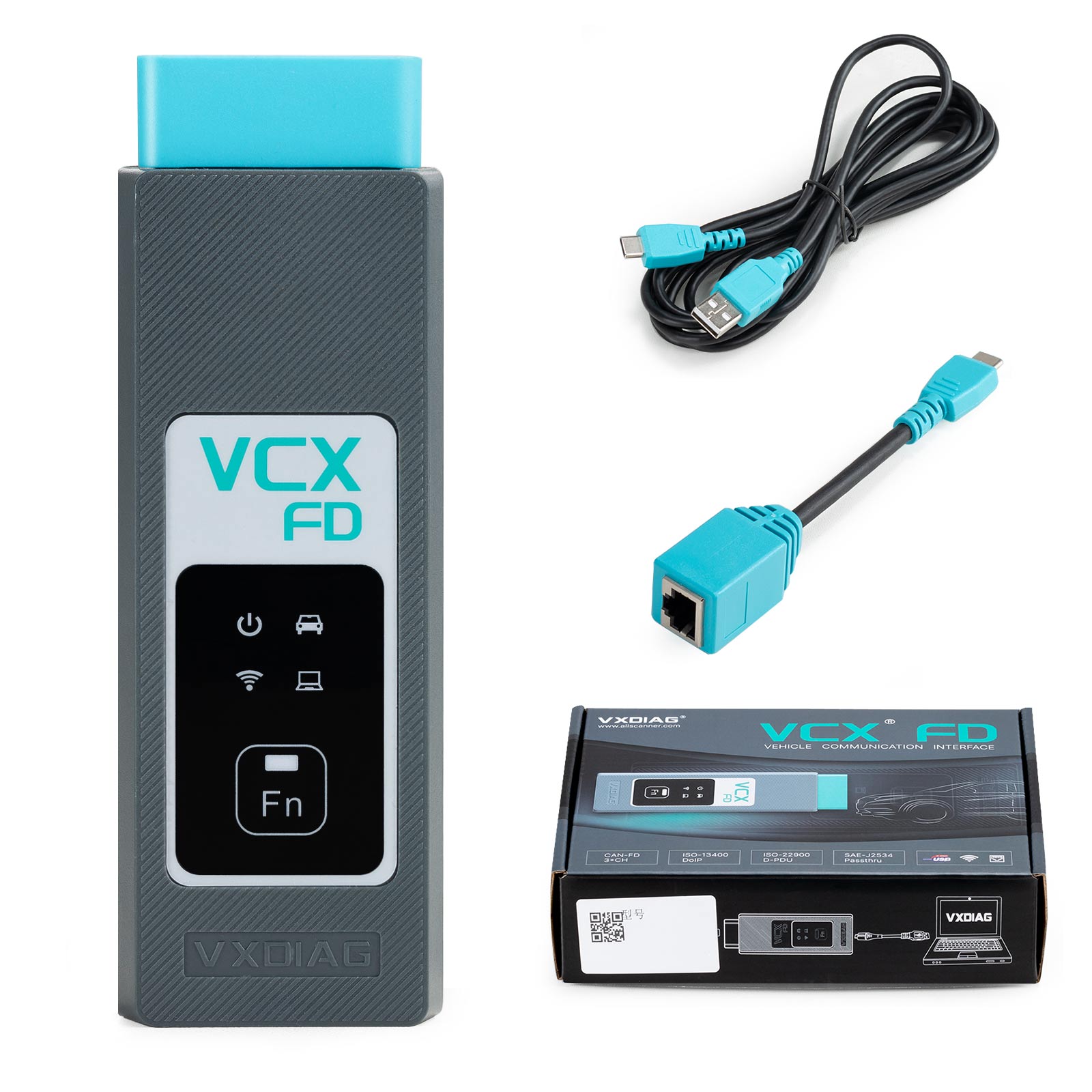 VXDIAG VCX FD - Unidad Principal con CAN FD y DoIP - VXDIAG