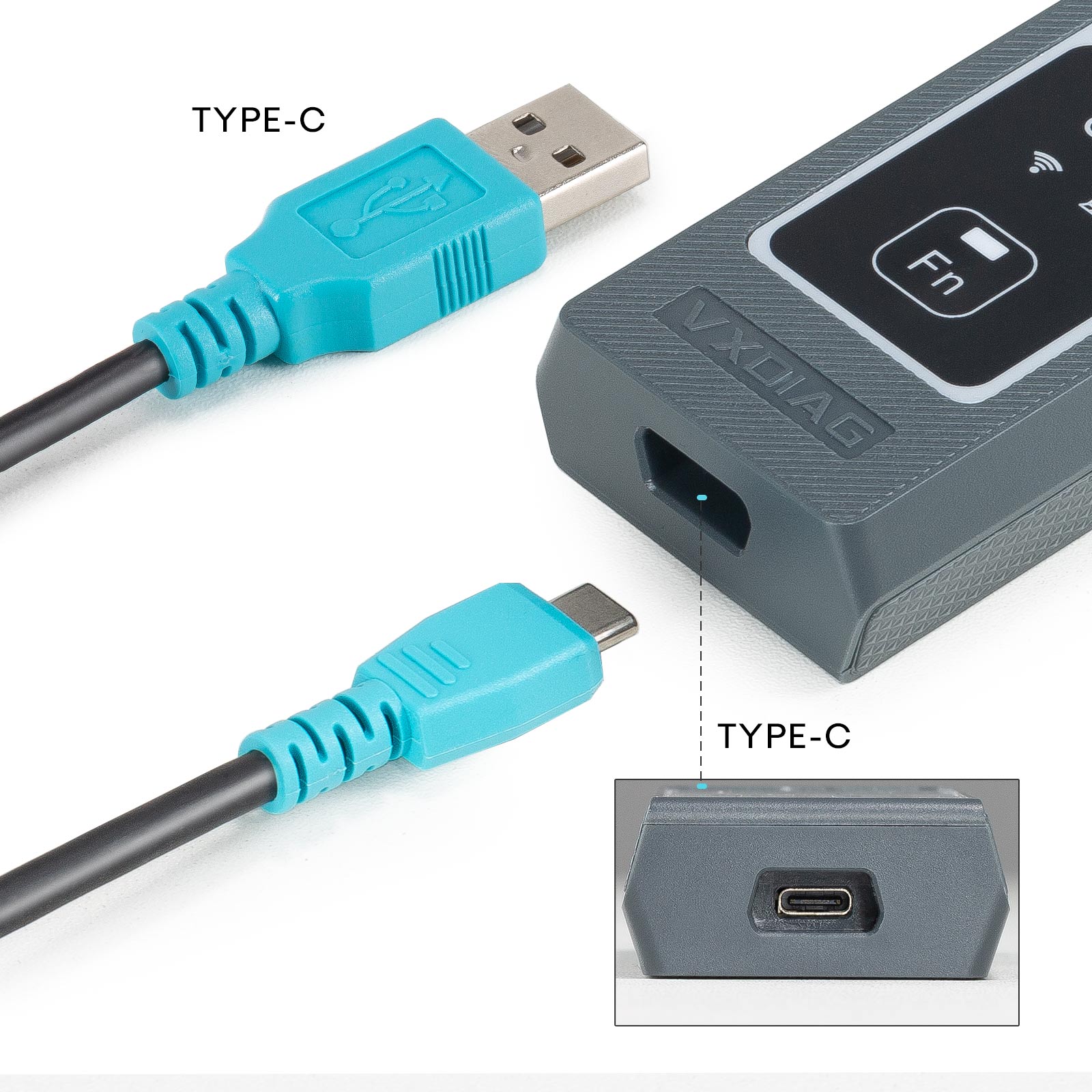 VXDIAG VCX FD - Unidad Principal con CAN FD y DoIP
