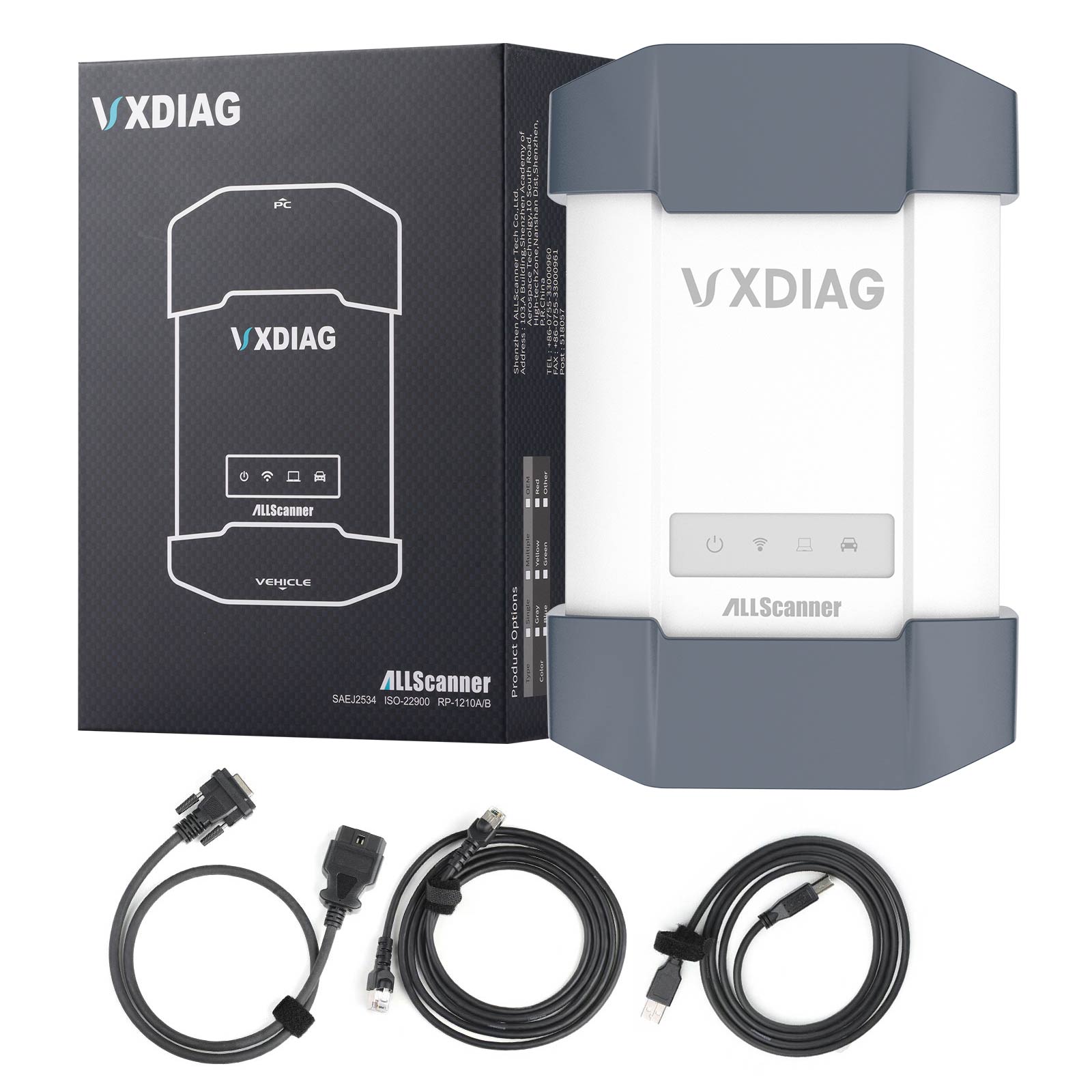 VXDIAG VCX Plus DoIP - Interfaz de Diagnóstico Multimarca