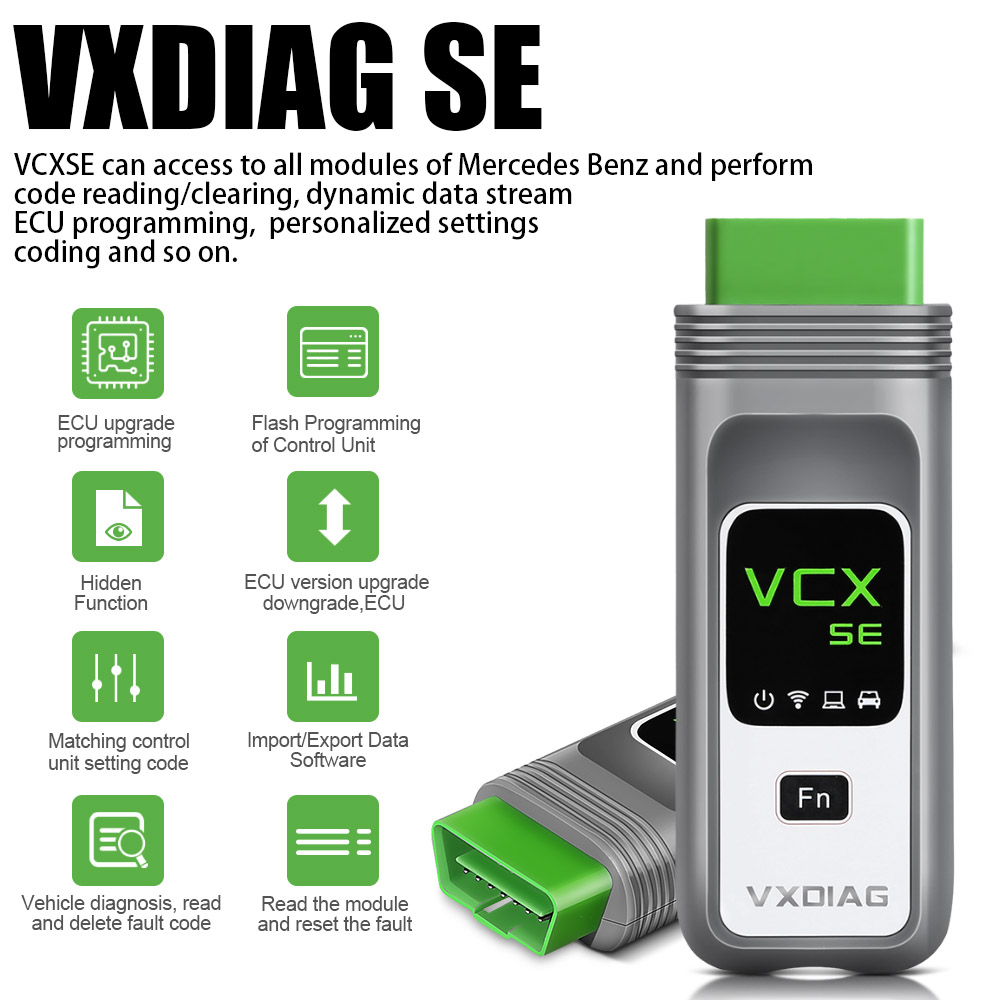 VXDIAG VCX SE para Mercedes-Benz DoIP - Diagnóstico y Programación