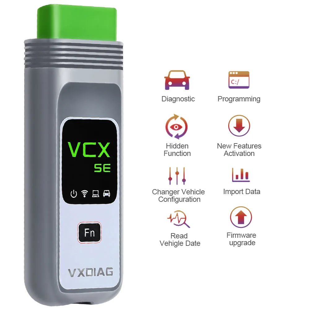 VXDIAG VCX SE Pro - Interfaz de Diagnóstico con 3 Autorizaciones