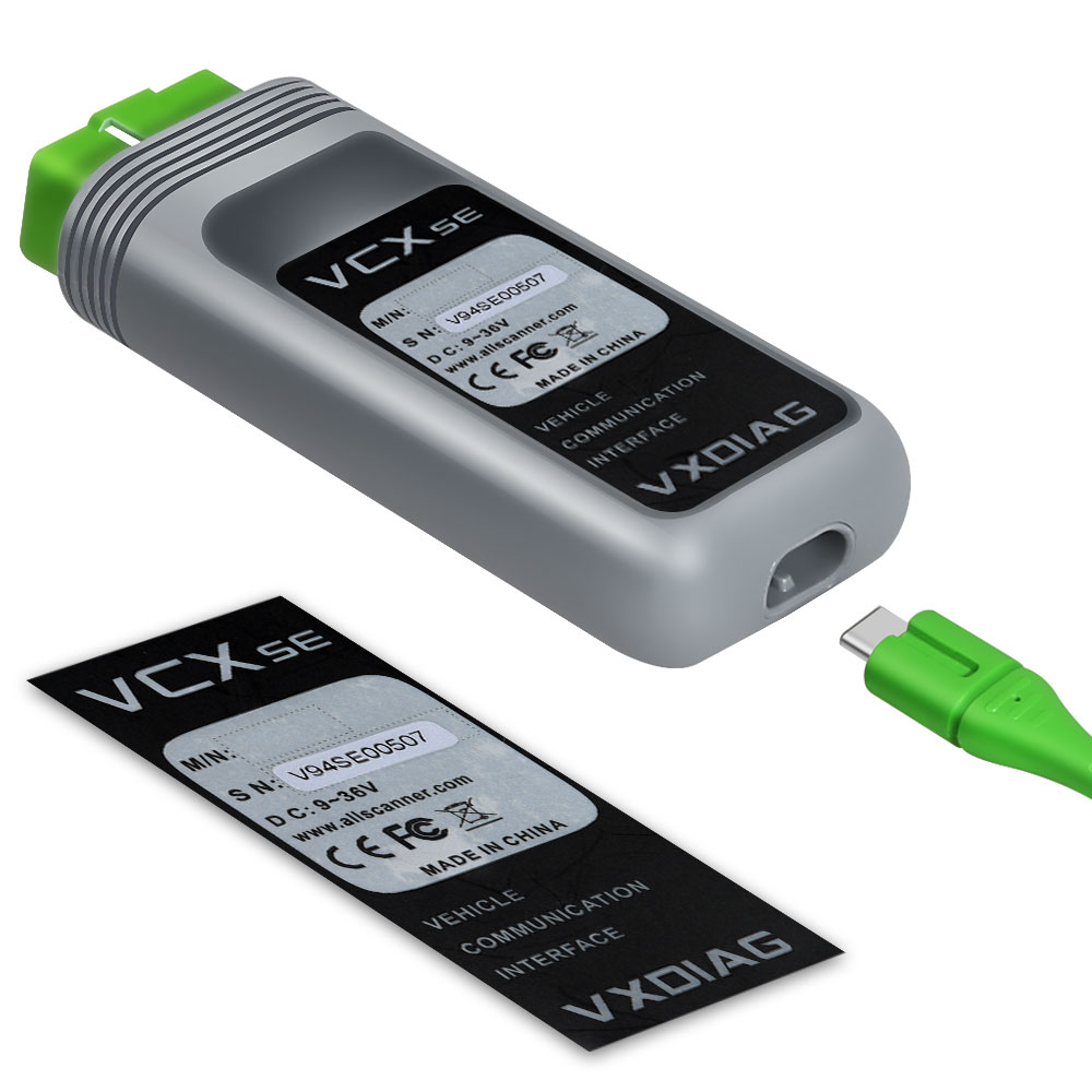 VXDIAG VCX SE Pro - Interfaz de Diagnóstico con 3 Autorizaciones