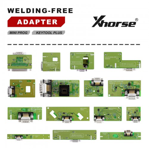 Xhorse Solder Free Adapters - Kit Completo de 15 Adaptadores Sin Soldadura