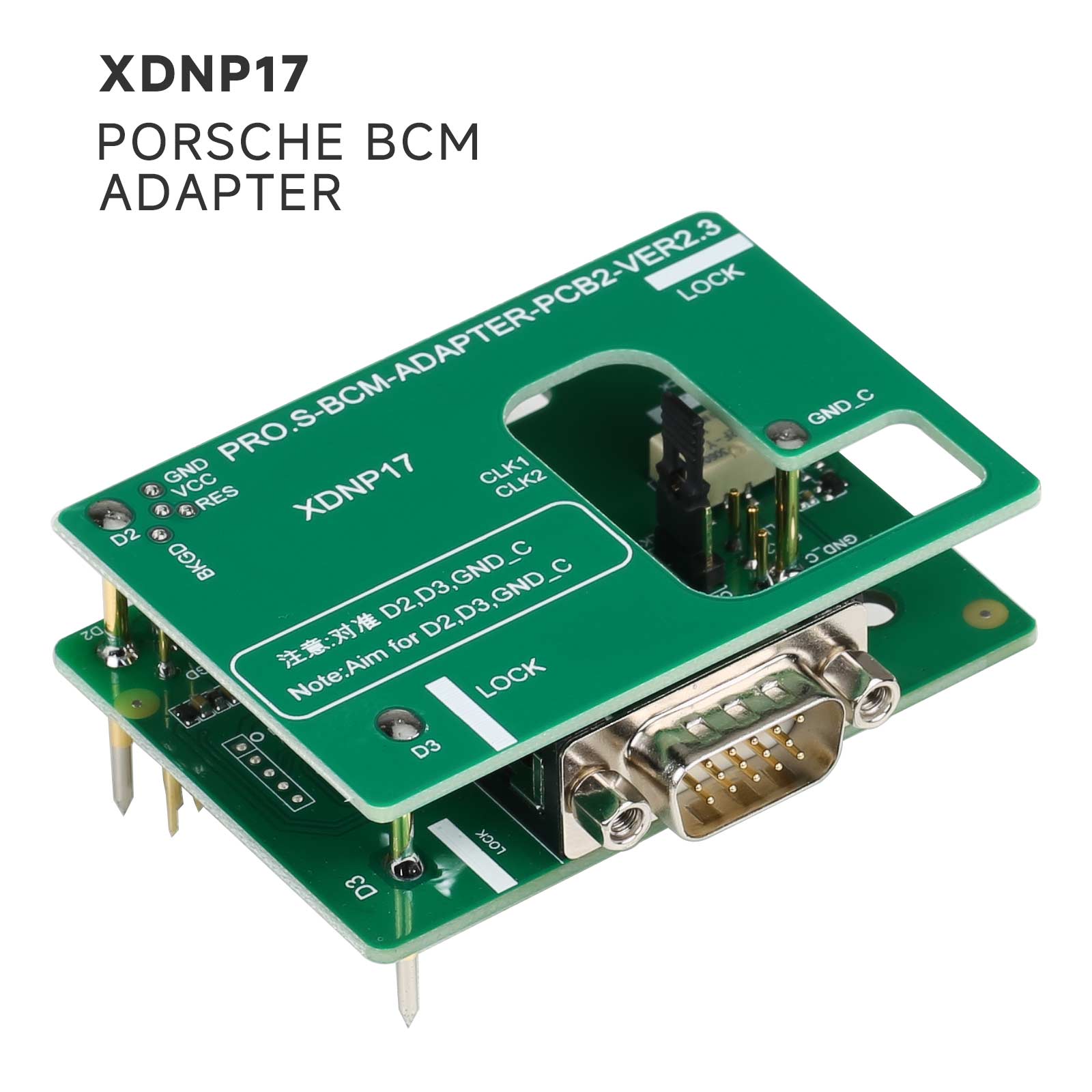 Xhorse XDNP17 - Adaptador Sin Soldadura para Porsche BCM
