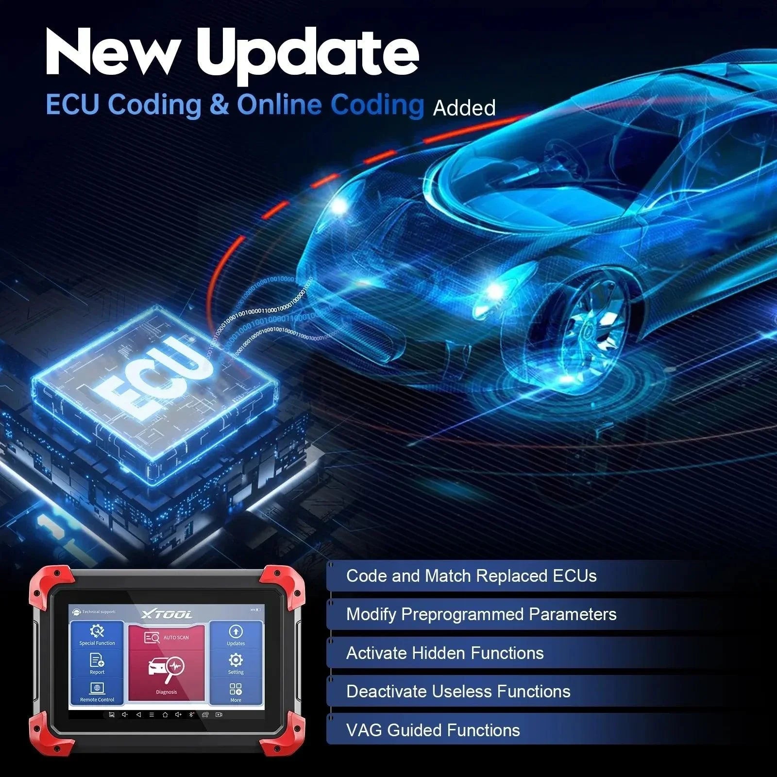 XTOOL D7 Escáner Automotriz y Programador de Llaves Profesional